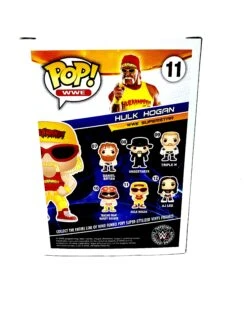 Hogan's Beach Shop Hulk Hogan Signed Funko Pop! WWE Action Figure Hulkamania! YELLOW -Best Souvenir Shop 20191218 143102