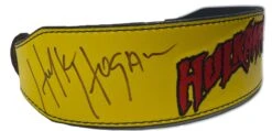 Hogan's Beach Shop Yellow Hulkamania Signed Weight Belt -Best Souvenir Shop 54014be9 b1ad 4a03 870f abcb9d2034a8
