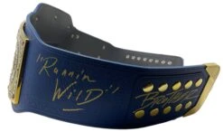 Hogan's Beach Shop Universal Championship Blue Replica Title Signed -Best Souvenir Shop 757025db bed2 4fac 8ec1 6ff7668ea221