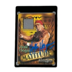Hogan's Beach Shop WWE Fleer 2003 Matitude Hulk Hogan Autographed