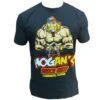 Hogan's Beach Shop Split Hogan Face Black Tee -Best Souvenir Shop Blackhogansbeachshop