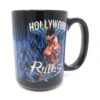 Hogan's Beach Shop Hollywood Rules 15oz Ceramic Mug -Best Souvenir Shop Blue Flame Mug