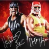 Hogan's Beach Shop Hollywood Face Off Poster Signed (2x Signature) -Best Souvenir Shop Hogan Face Off Poster