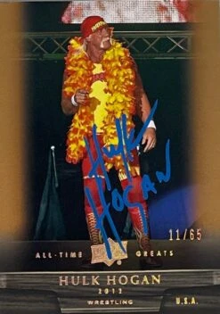 Hogan's Beach Shop Upper Deck 2012 Hulk Hogan Card Autographed