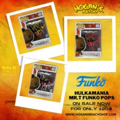Hogan's Beach Shop Hulkamania Mr.T Funko Pop Signed (SALE) 5 Hogan's Beach Shop Hulkamania Mr.T Funko Pop Signed (SALE) -Best Souvenir Shop NewProductLaunchPolaroidsInstagramPost
