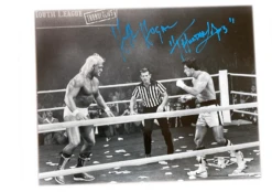 Hogan's Beach Shop Rocky Iii Vs Hulk Hogan Signed