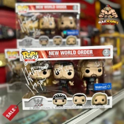 Hogan's Beach Shop Autographed Nwo 3 Pack Funko Pop Set