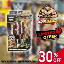 Hogan's Beach Shop WWE MATTEL Hollywood Hulk Hogan Wrestlemania Elite Collection Action Figure, Multicolor Autographed -Best Souvenir Shop WWW.HULKHOGANSWRESTLINGSHOP.COM 3