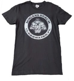 Hogan's Beach Shop Black Reflective Circle Crab HBS Tee