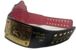 Hogan's Beach Shop WWE World Heavyweight Championship Replica Title Belt (2mm Version) Signed -Best Souvenir Shop f2e49d8d 10c8 4581 a2ea d47f9bbbef52