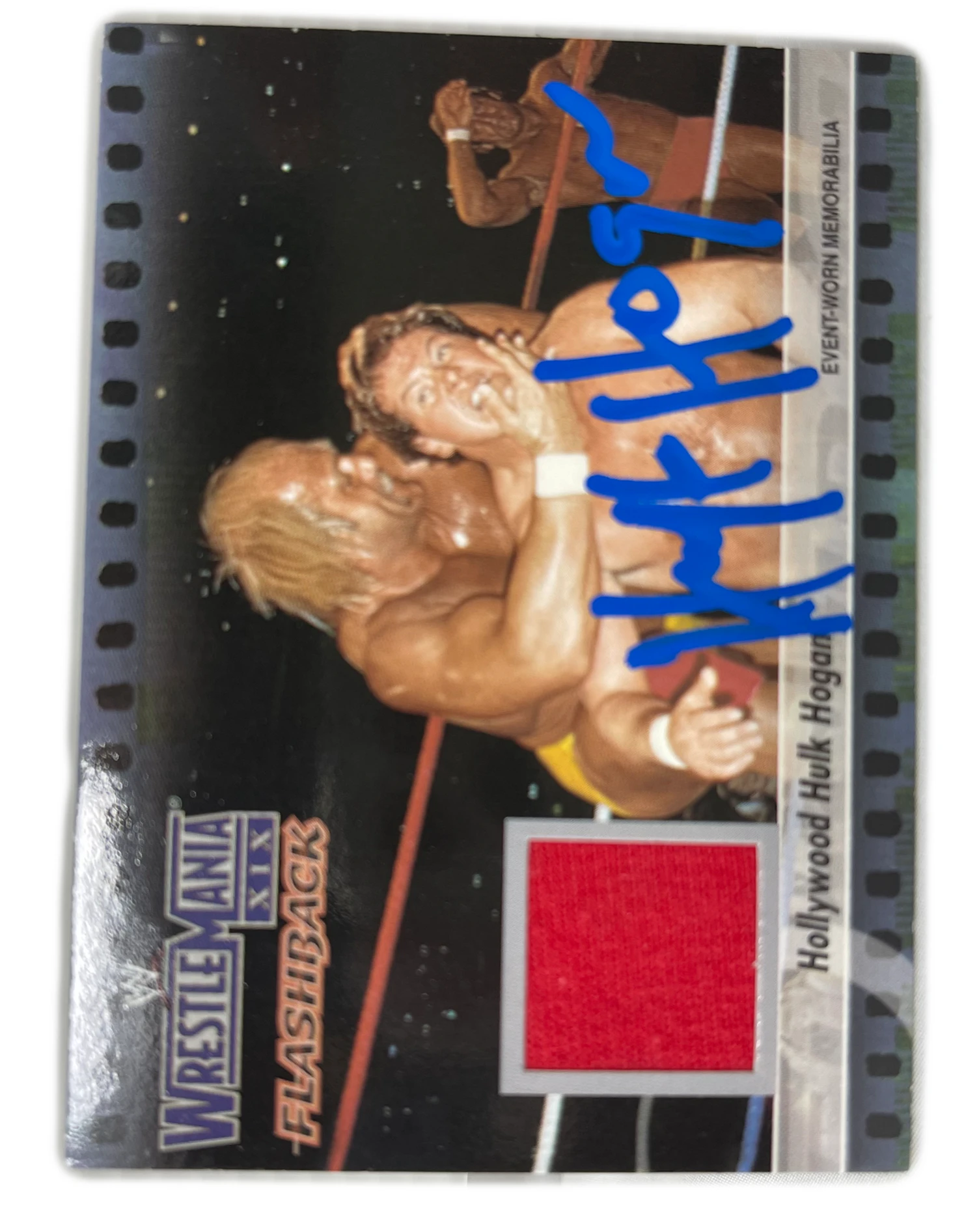 Signed 2003 Wrestlemania 6 Hollywood Hogan Trading Card Hogan's Beach Shop Signed 2003 Wrestlemania 6 Hollywood Hogan Trading Card -Best Souvenir Shop flashback