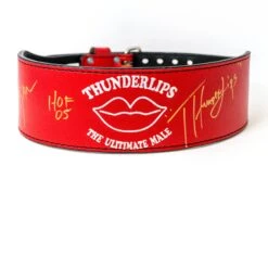 Hogan's Beach Shop Thunderlips Autographed Weight Belt