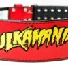 Hogan's Beach Shop Red Hulkamania Weight Belt Signed Or Unsigned -Best Souvenir Shop hogansbeachshop pp 181