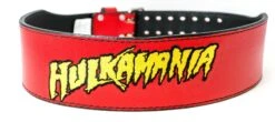 Hogan's Beach Shop Red Hulkamania Weight Belt Signed Or Unsigned
