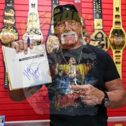 Hogan's Beach Shop Hulk Hogan Signed My Life Outside The Ring Book -Best Souvenir Shop hogansbeachshop signed 18