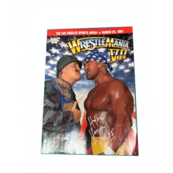 Hogan's Beach Shop Hogan Wrestlemania 7 Slaughter Program