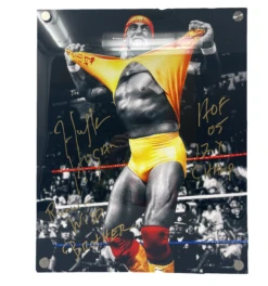 Hogan's Beach Shop Hulk Hogan Spotlight Plaques Signed -Best Souvenir Shop plaq1