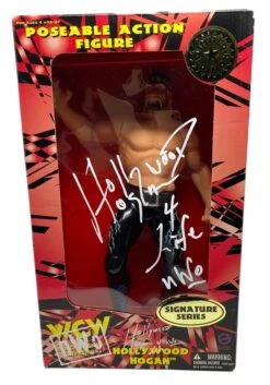 Hogan's Beach Shop Hulk Hogan Signed Hollywood Hogan Action Figure
